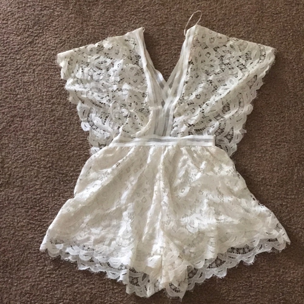Lace romper